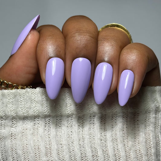 Lavender Press On Nails