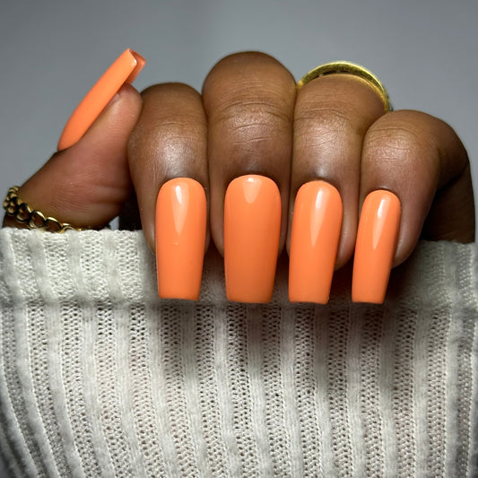 Tangerine Press On Nails
