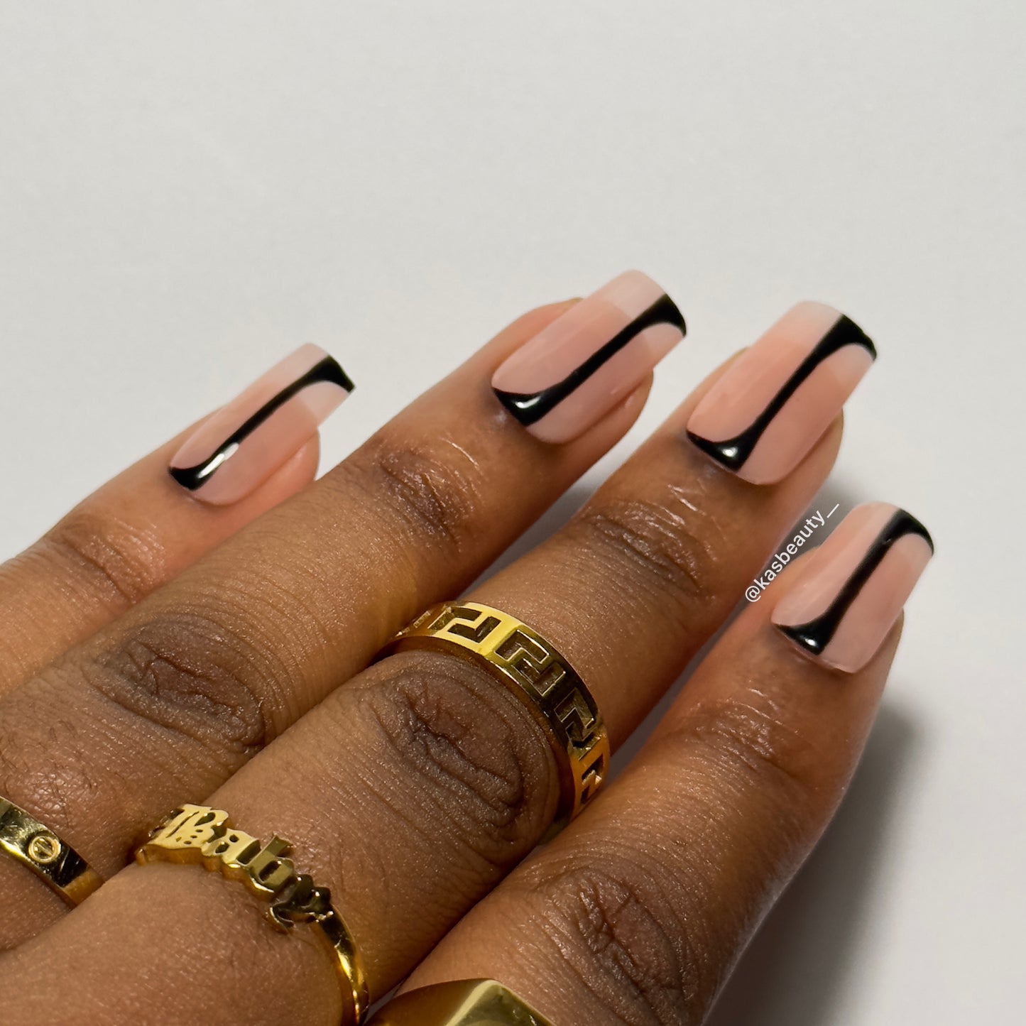 Black Kitty Press On Nails