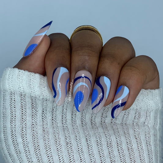Blueberry Press On Nails