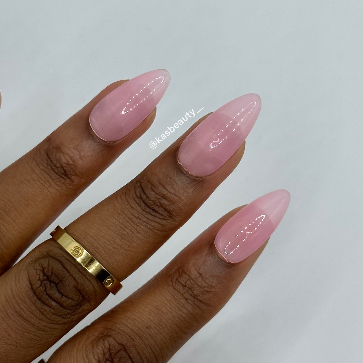 Sheer Pink Press On Nails