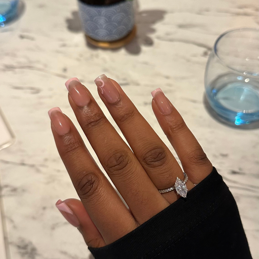 How to find your press on nail size using a sizing kit