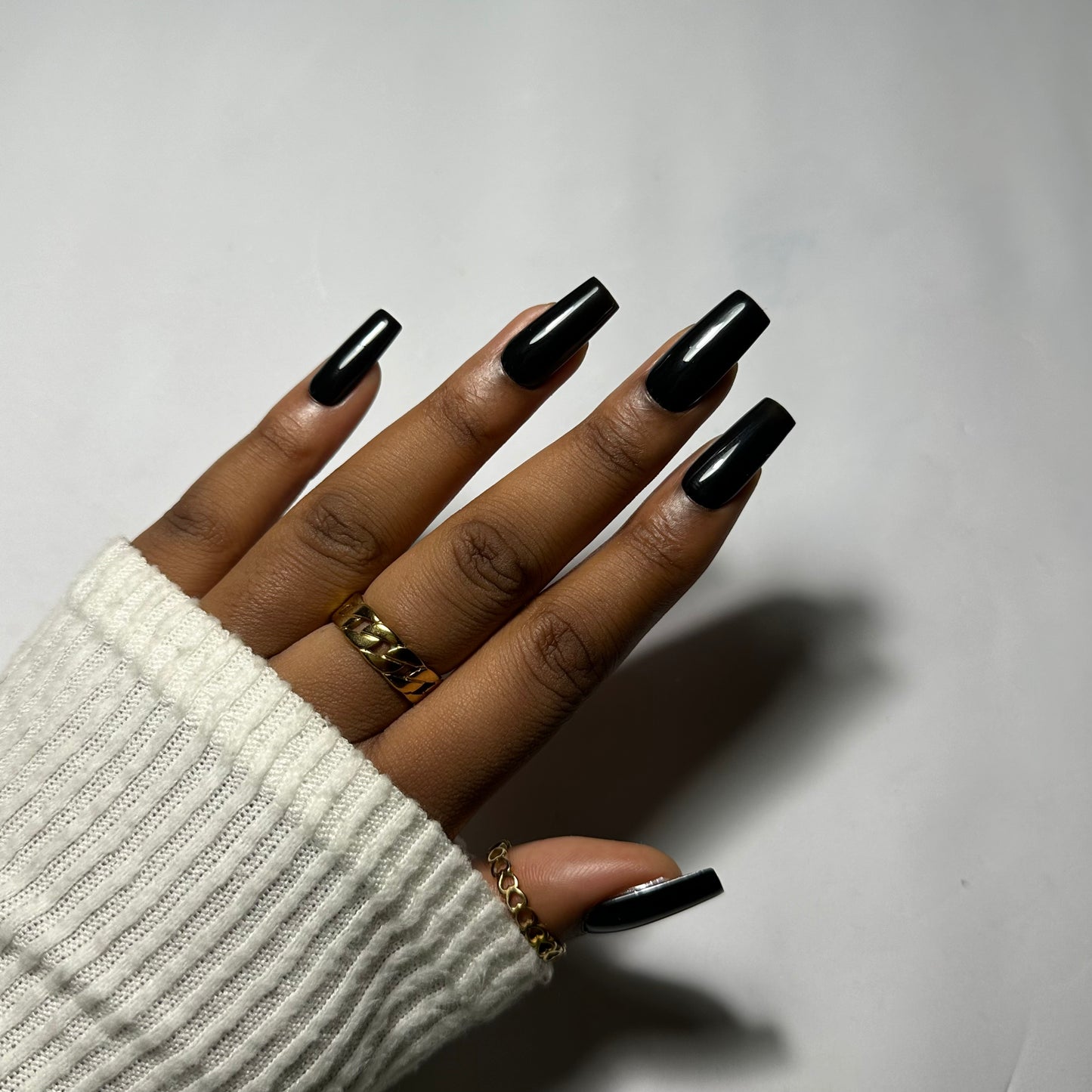 Black Press On Nails